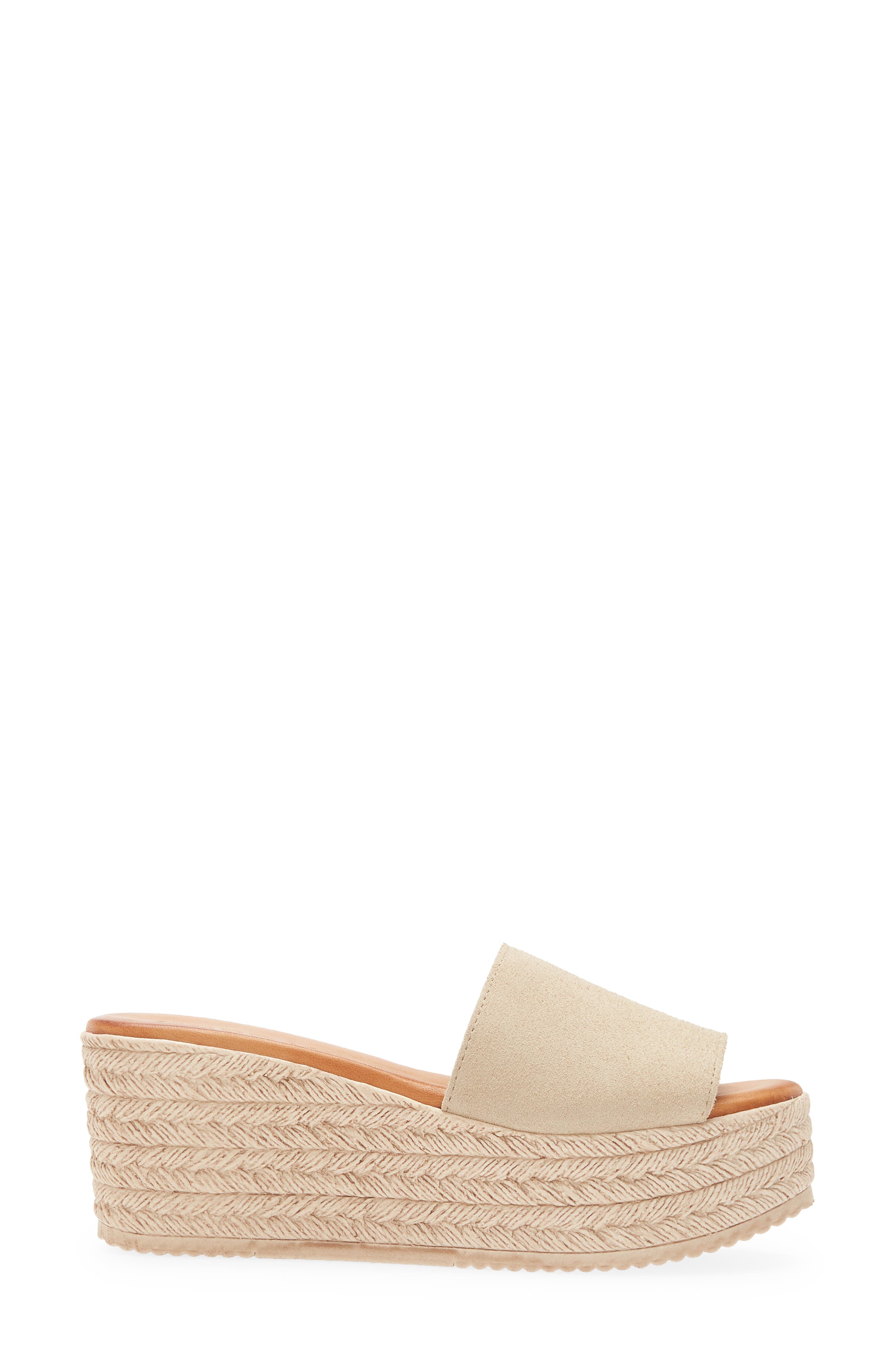 Buffy Espadrille Platform Sandal, Alternate, color, ARENA SUEDE