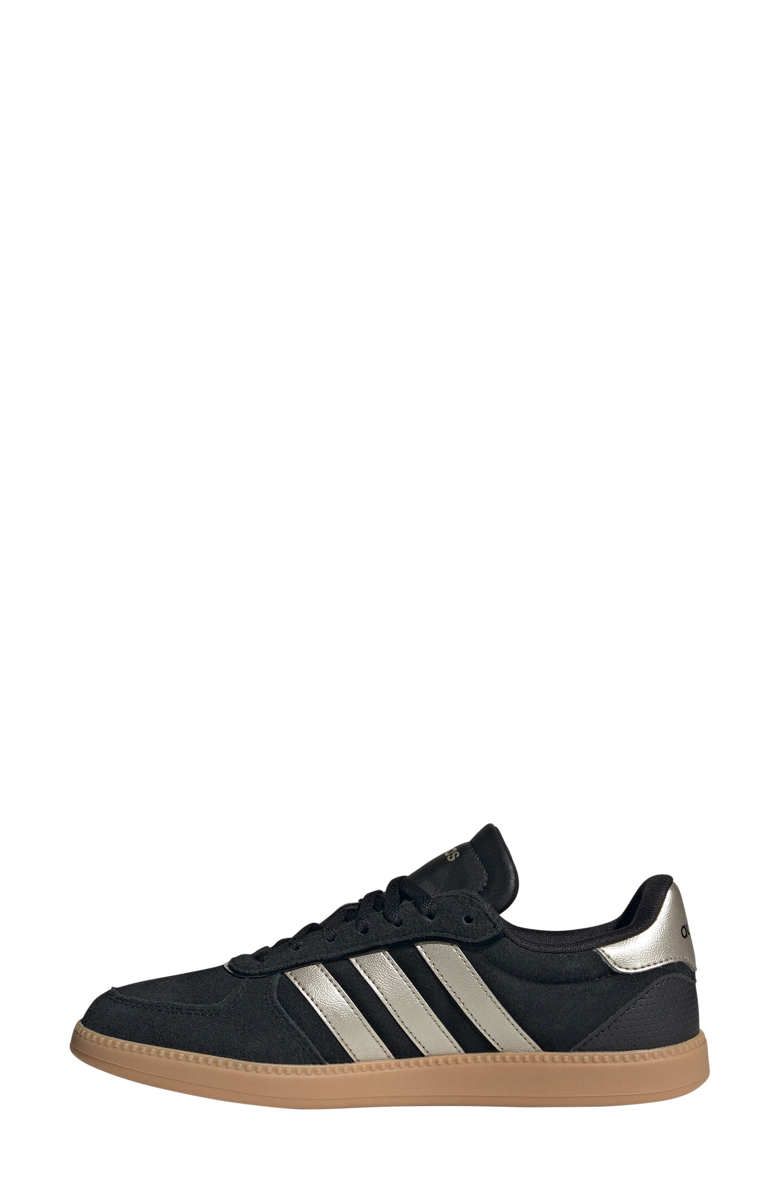 adidas Breaknet Sleek Sneaker, Alternate, color, Black/ Cyber Metallic/ Gum