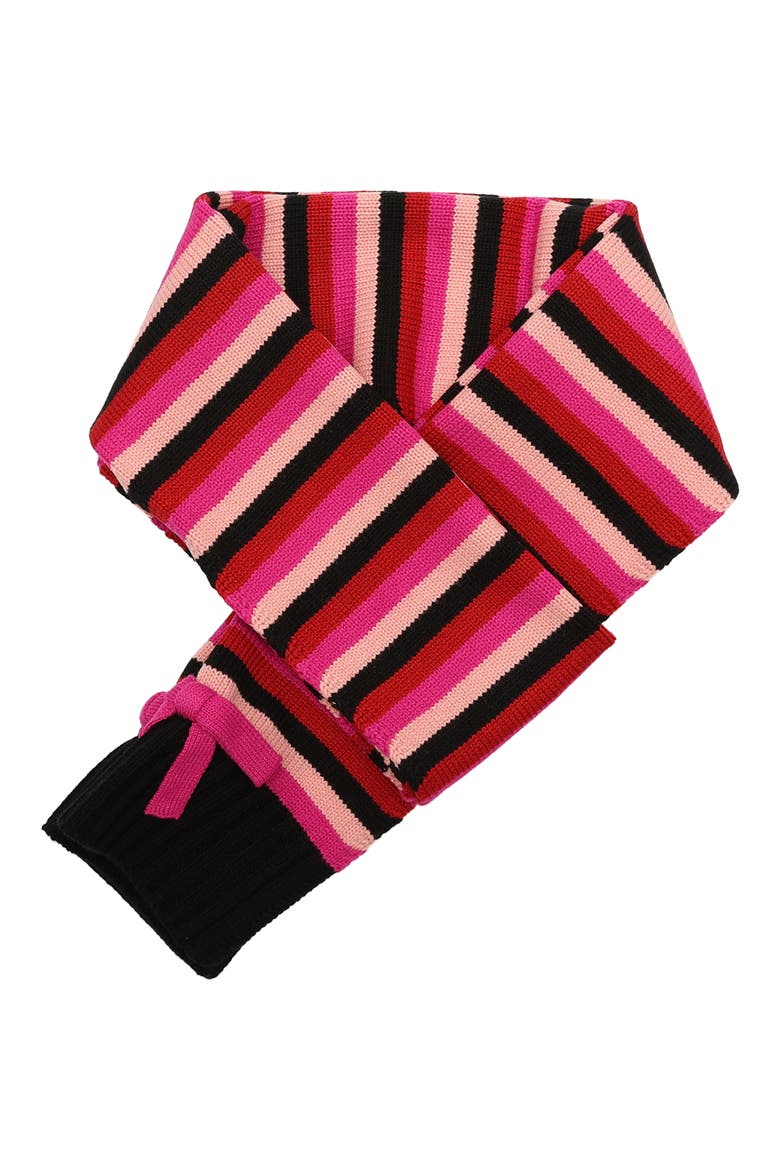 stripe scarf, Alternate, color, MARKER PINK MULTI