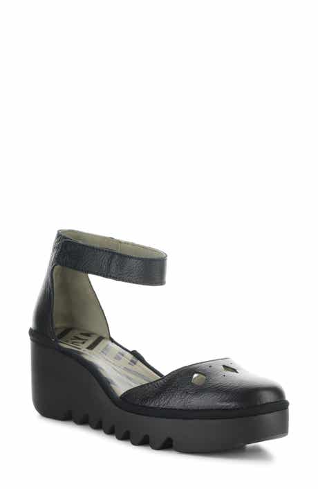 Boij Ankle Strap Platform Wedge Pump