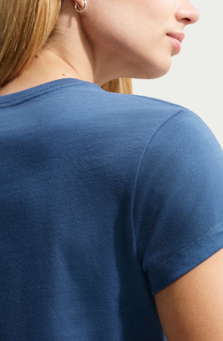 Nike Sportswear Club T-Shirt, Alternate, color, Mystic Navy/ Pink Foam