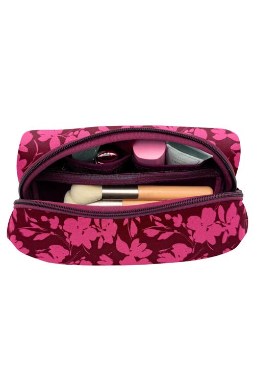 Mytagalongs Loaf Cosmetic Bag With Zip Pouch In Pink
