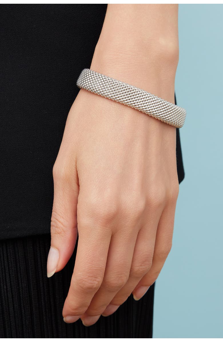 Oradina Meshmerize Me Bracelet in Sterling Silver, Alternate, color, Silver