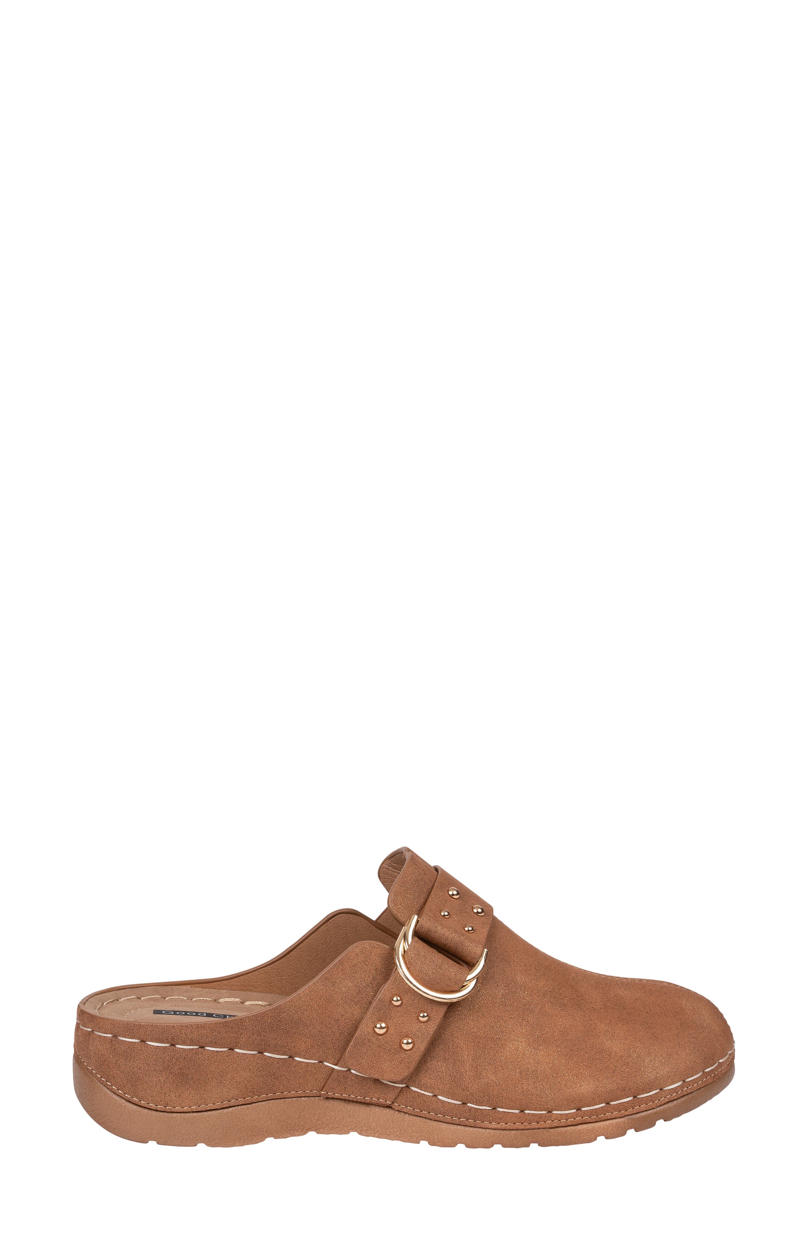 Bliss Faux Leather Clog, Alternate, color, TAN