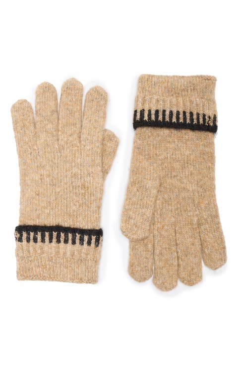 Contrast Stitch Gloves