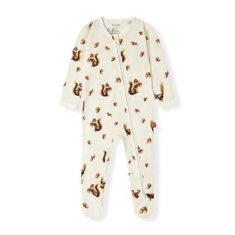 Luxe Stretch Zipper Footed Romper (Baby)