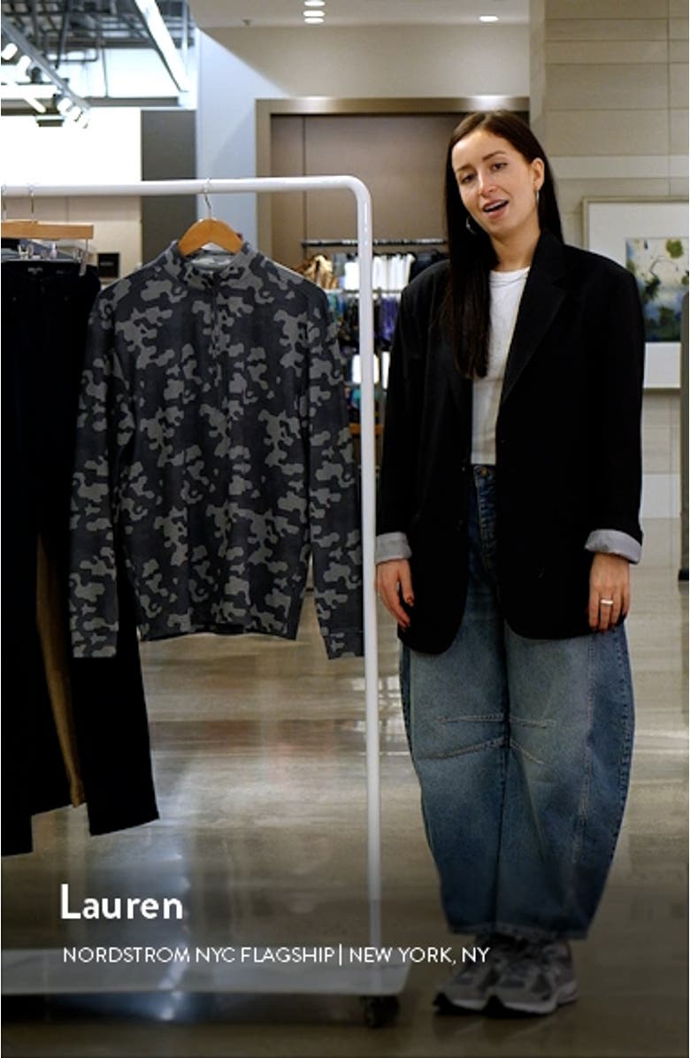 Gridlock Camo Fleece Half Zip Pullover, sales video thumbnail