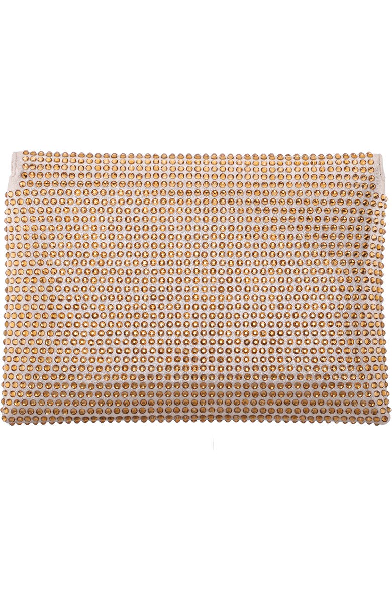 Nina Lorna Embellished Envelope Clutch, Alternate, color, Gold