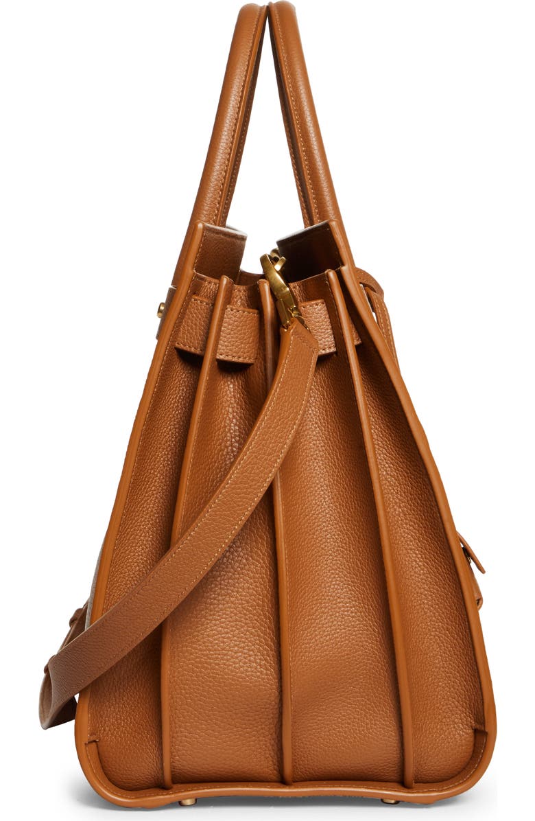 Saint Laurent Medium Sac de Jour Leather Top Handle Bag, Alternate, color,