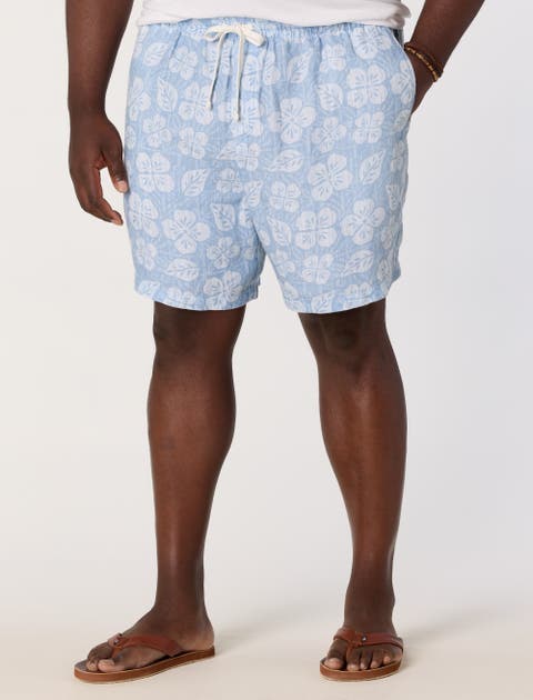 Big & Tall Surfside Pull-On Linen Shorts V2
