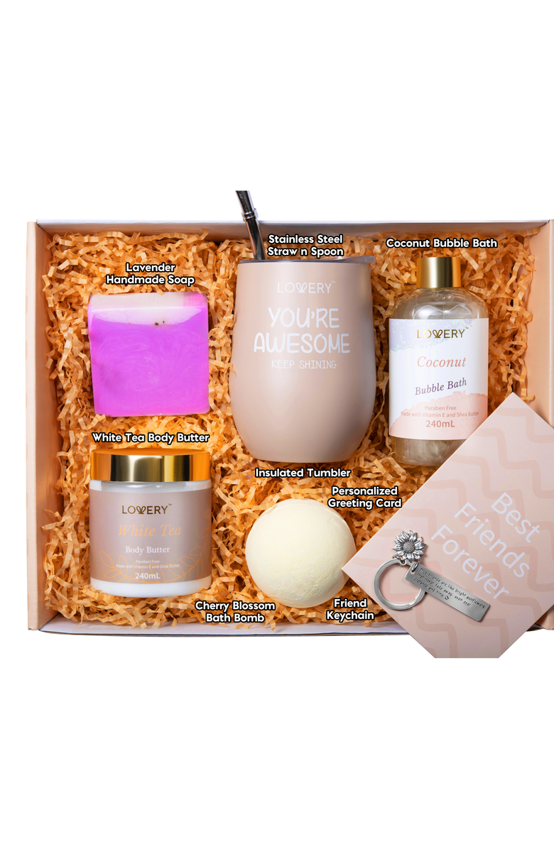 Lovery Best Friends Handmade Spa Gift Set, Alternate, color, NO COLOR