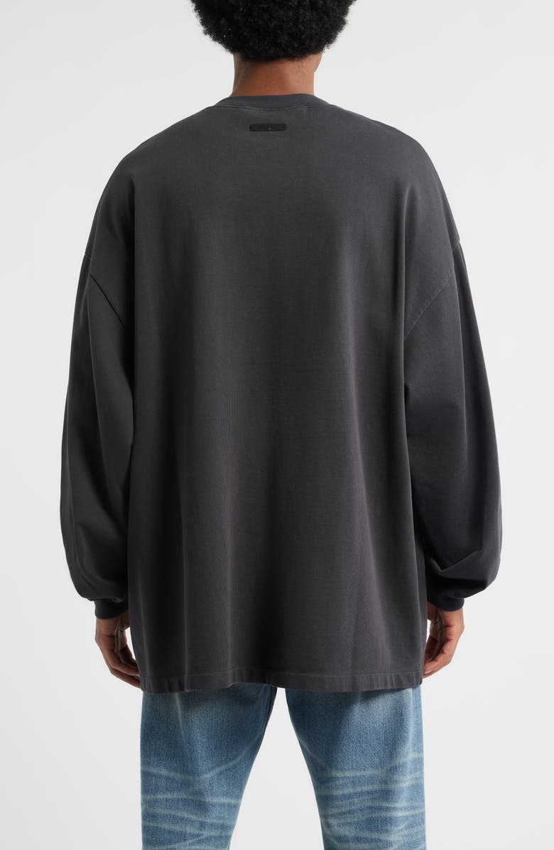 Fear of God Essentials Campus '90s Long Sleeve Logo Graphic T-Shirt, Alternate, color, 