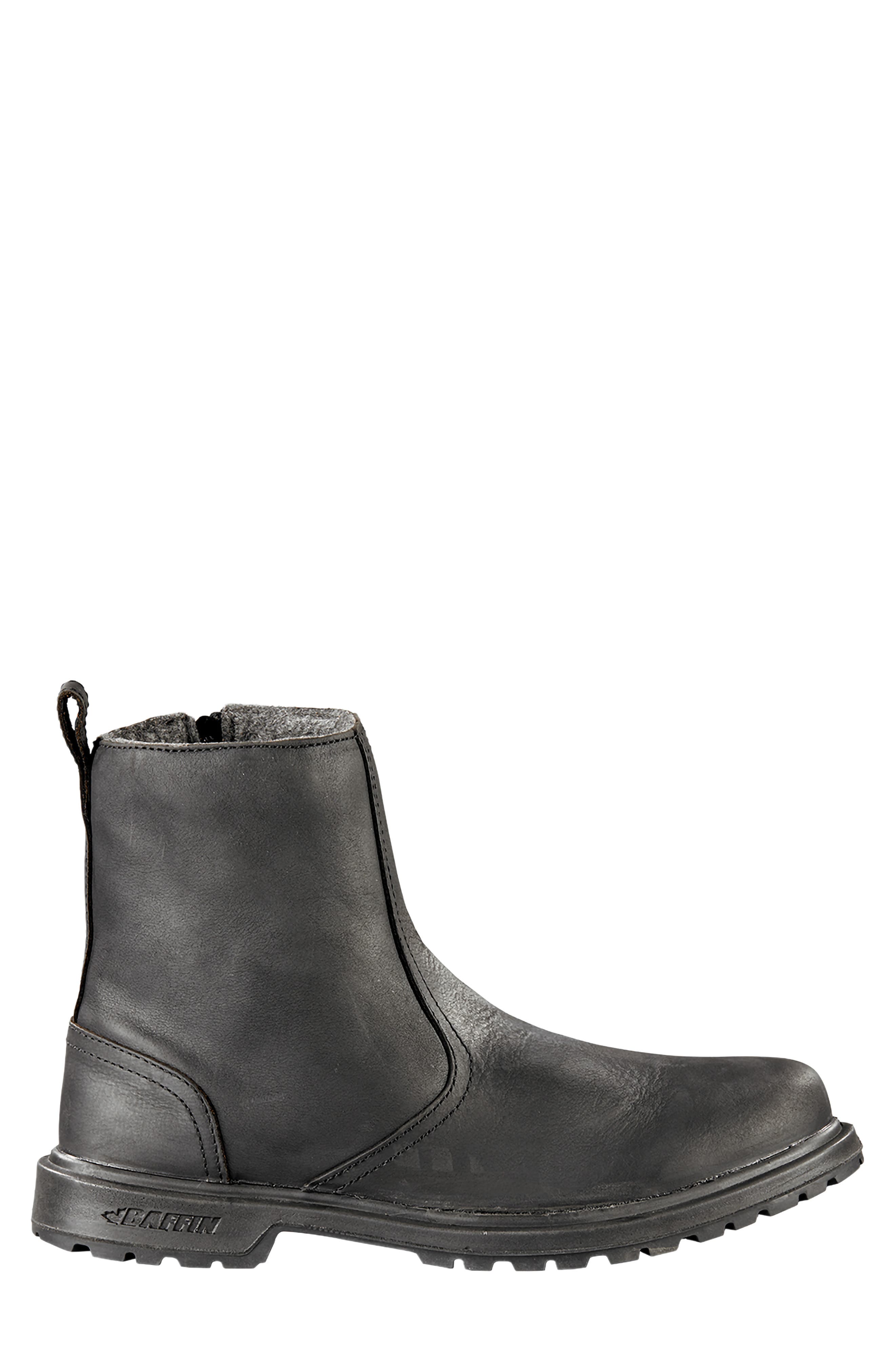 Western Waterproof Boot, Alternate, color, BLACK