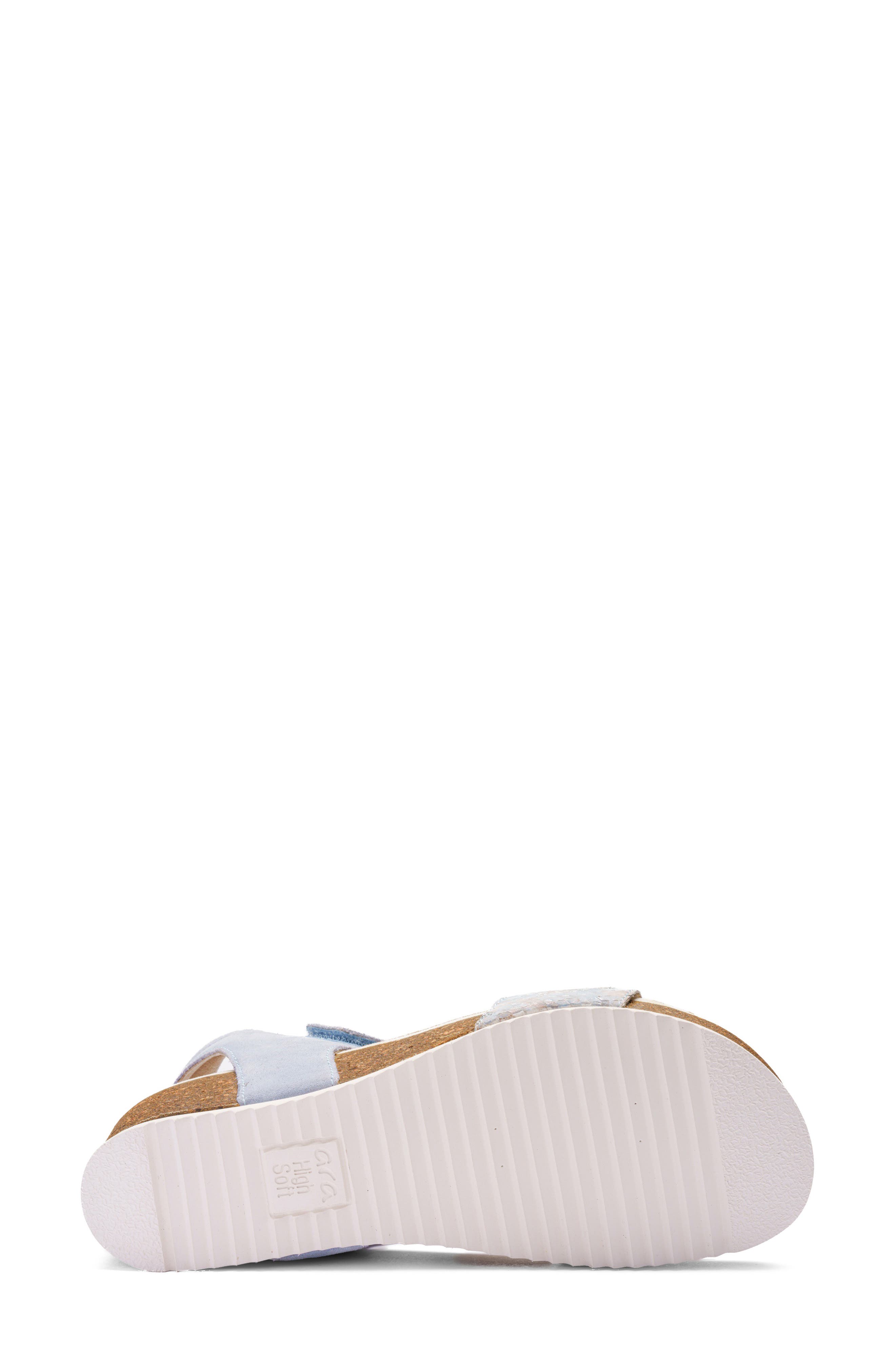 ara Nova Platform Wedge Sandal, Alternate, color, Cielo