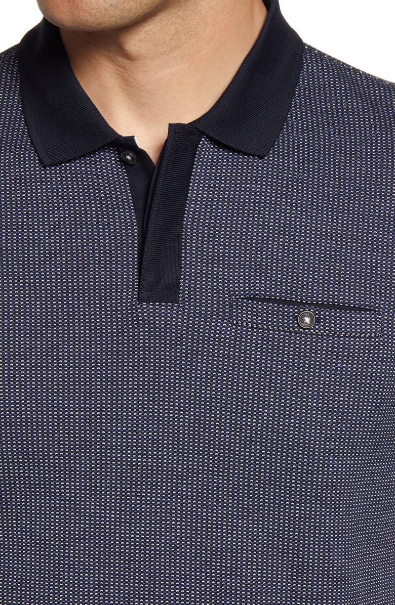 Ted Baker London Men's Lastovo Dobby Stitch Short Sleeve Polo, Alternate, color,