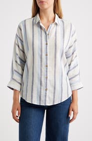 beachlunchlounge Wesley Linen & Cotton Shirt