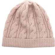 Portolano Cashmere Cable Knit Beanie
