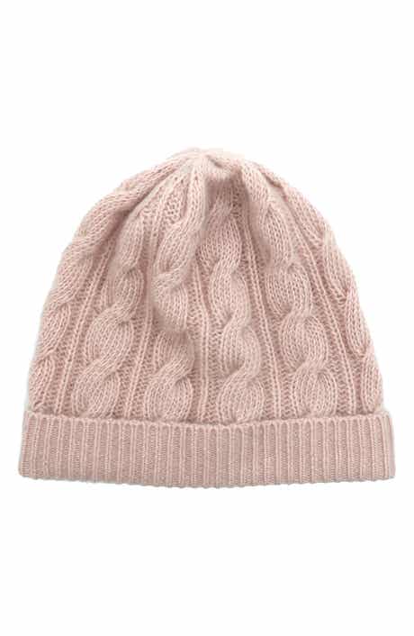 Portolano Cashmere Cable Knit Beanie