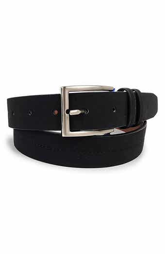 Center Stitch Leather Belt