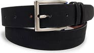 Vince Camuto Center Stitch Leather Belt