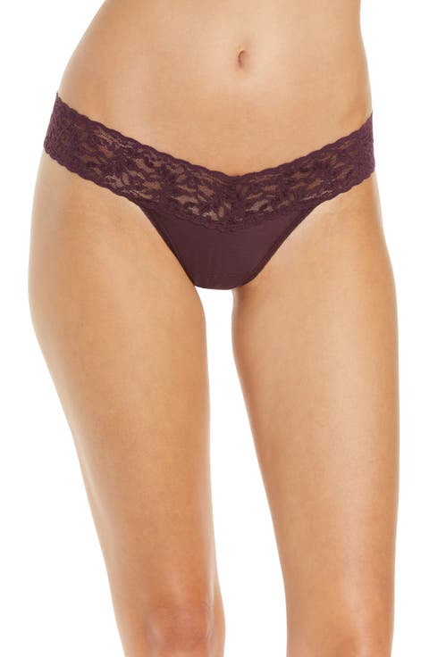 Stretch Supima® Cotton Low Rise Thong