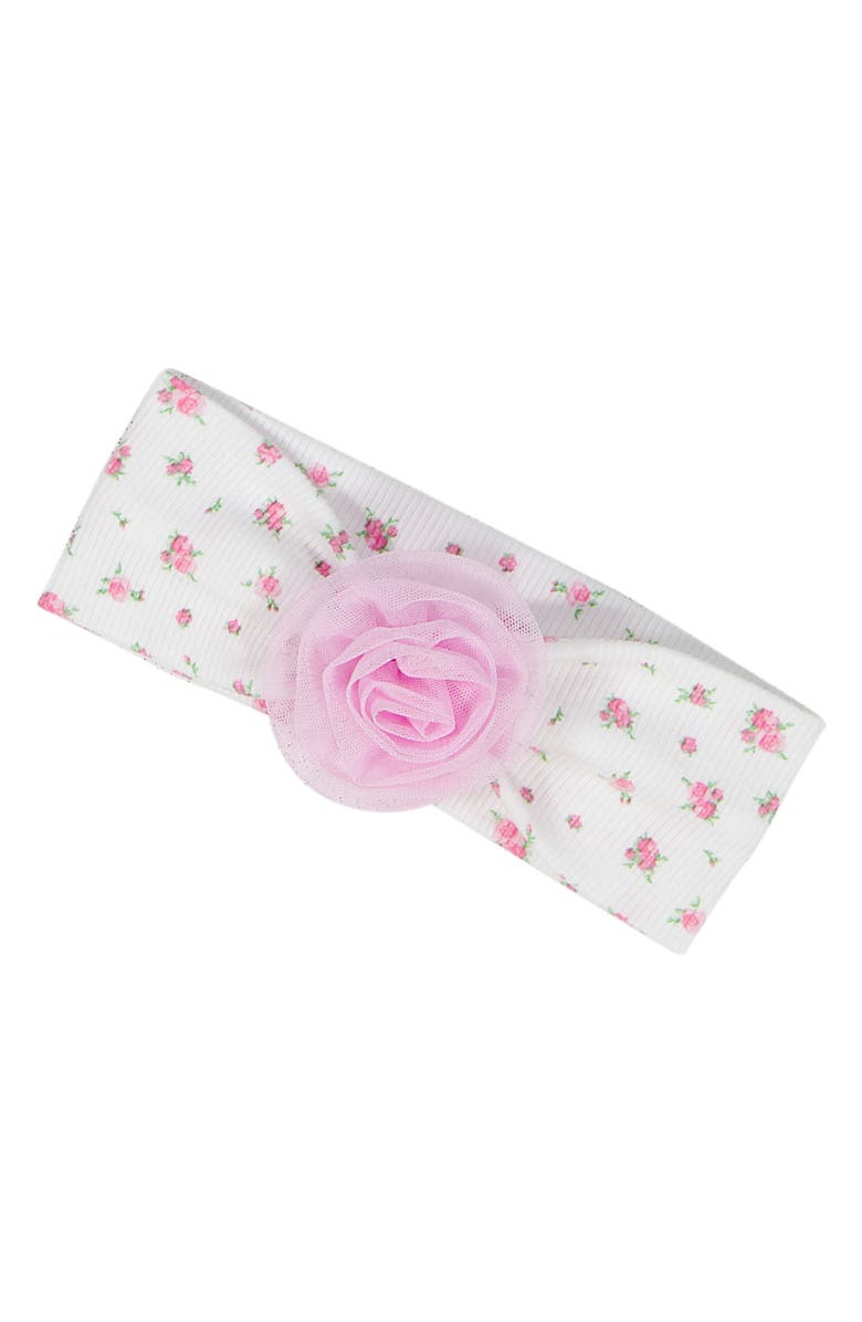 Juicy Couture Tulle Skirted Bodysuit & Headband Set, Alternate, color, Pink Multi