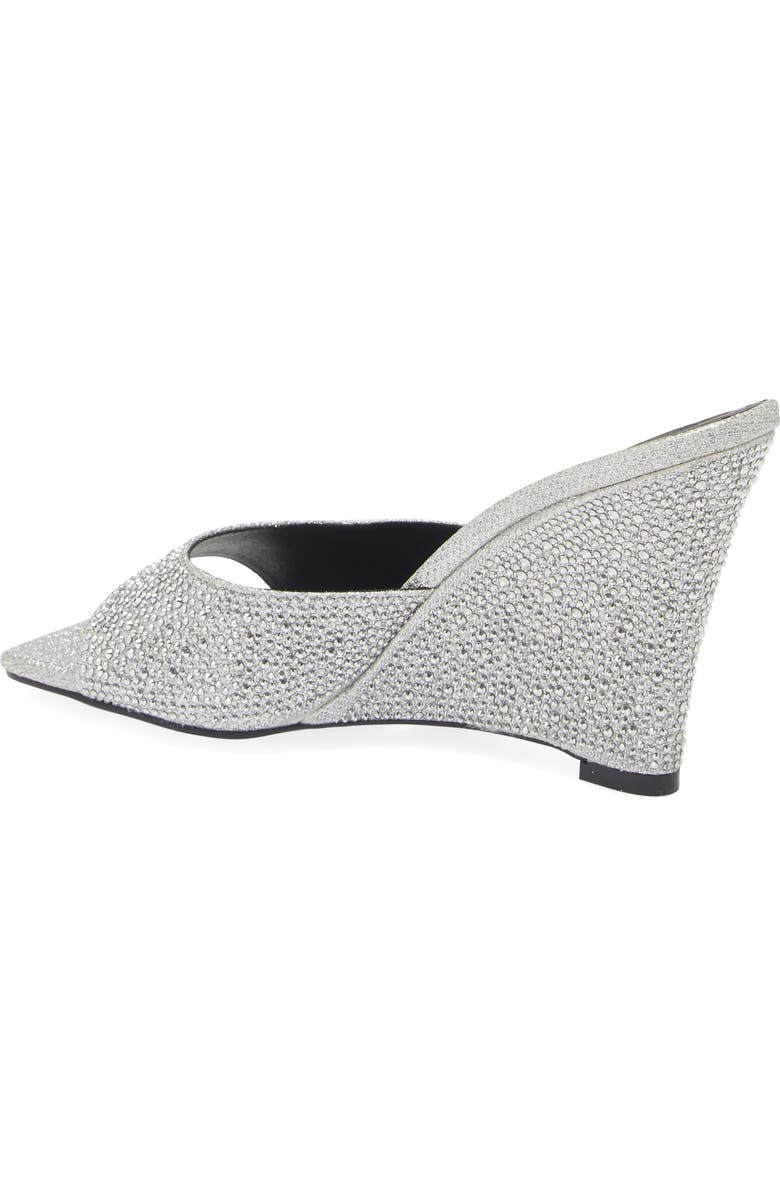 Billini Maria Rhinestone Pavé Wedge Sandal, Alternate, color,