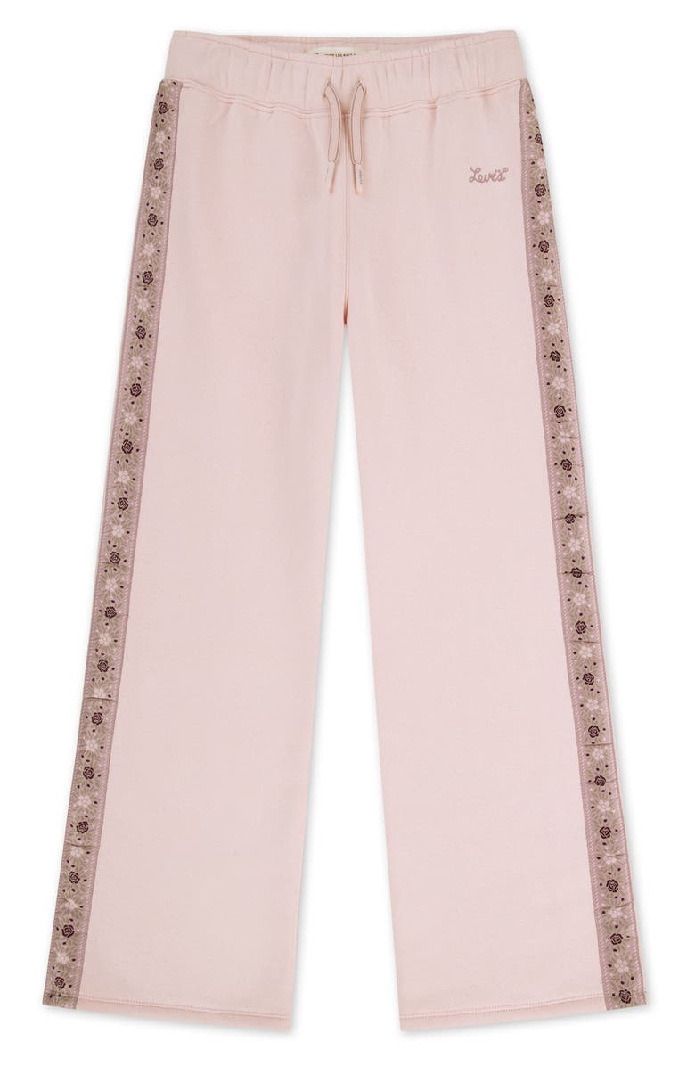 Levi's Kids' Floral Stripe Wide Leg Pants, Main, color, Crystal Rose