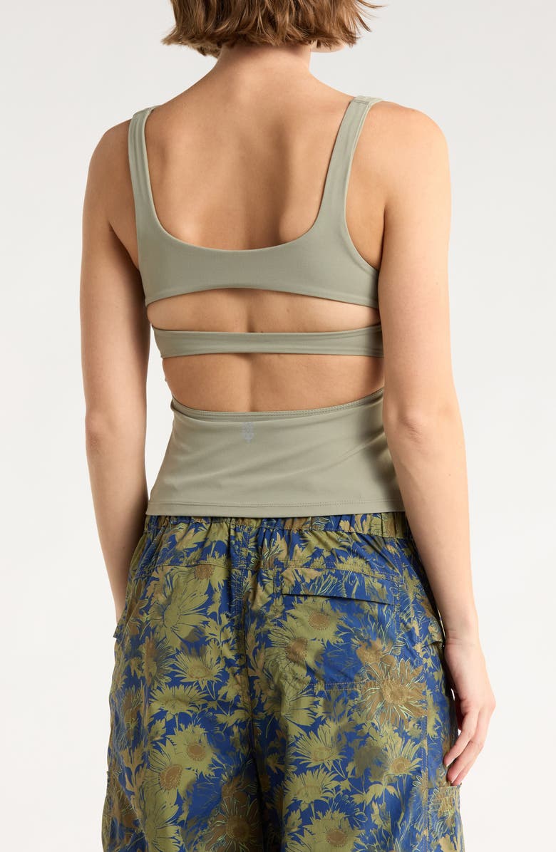 Free People FP Movement Never Better Tank, Alternate, color, Army
