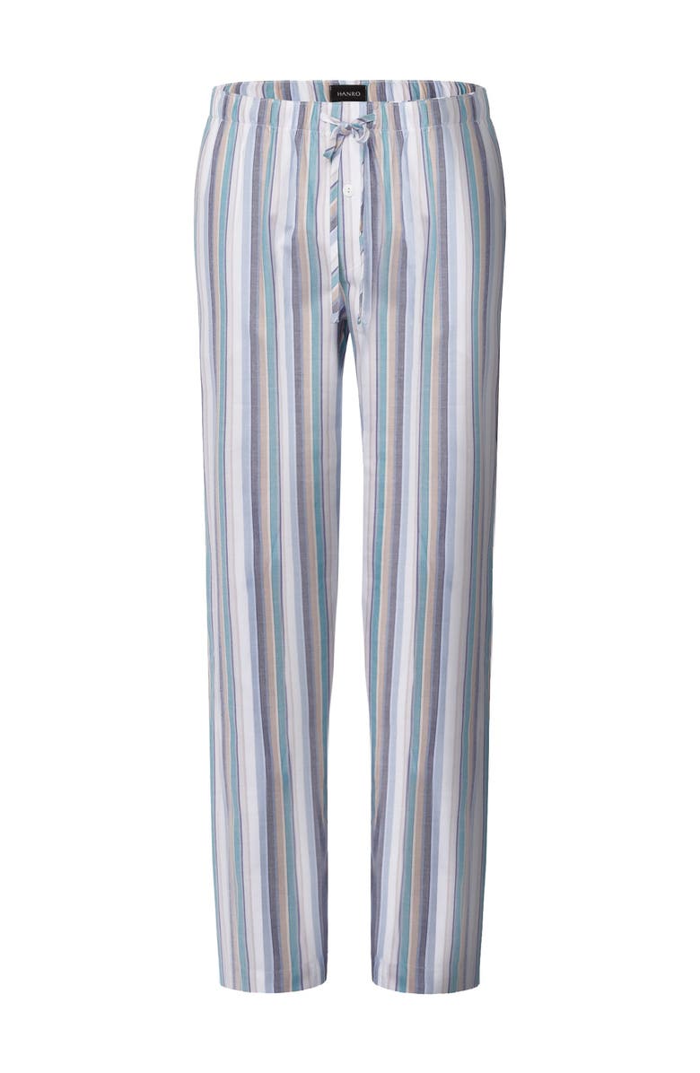 Hanro Night And Day Pants, Main, color, Atlantic Stripe