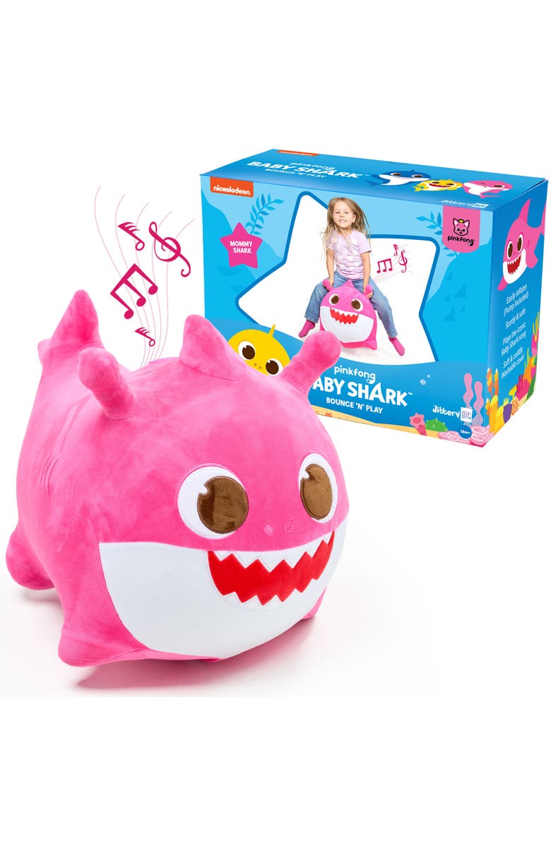 JitteryGit Baby Shark-Bounce-n-Play-Mommy, Main, color, Hot Pink