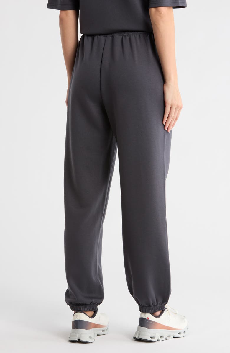 Faith Connexion Scuba Logo Ritual Joggers, Alternate, color, Ebony/ Shadow Black