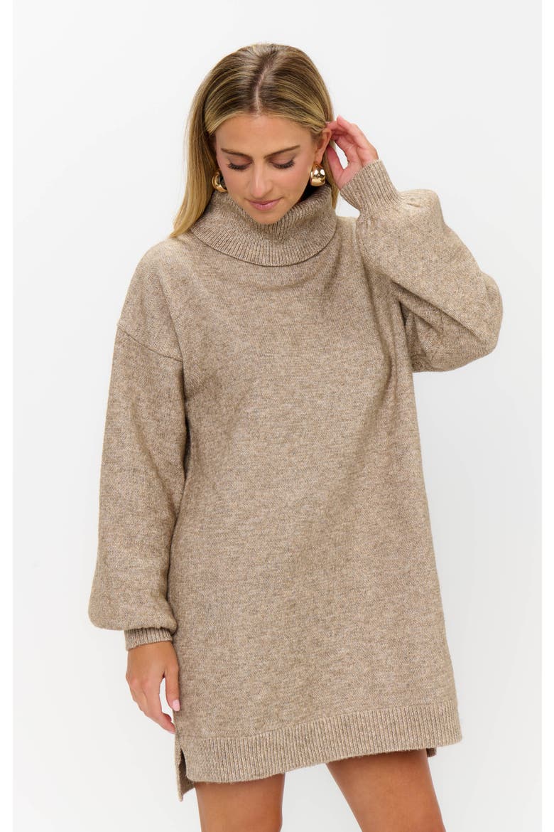 Chester Sweater Dress, Alternate, color, Oatmeal Knit