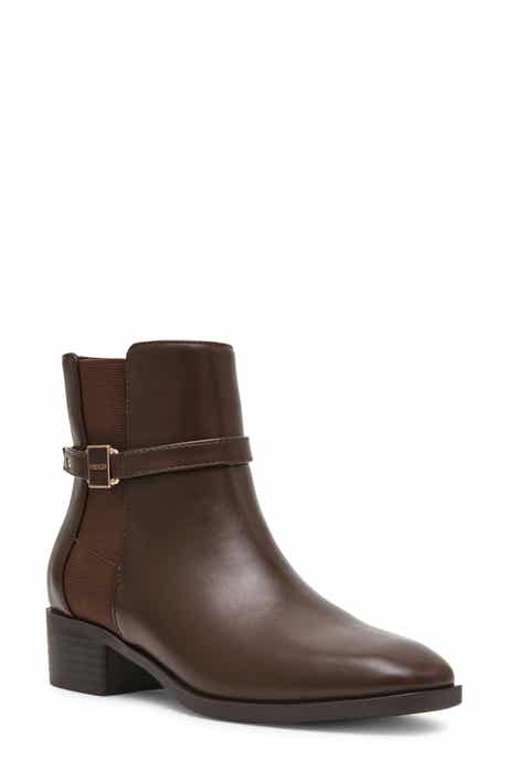 Cinette Faux Leather Chelsea Bootie