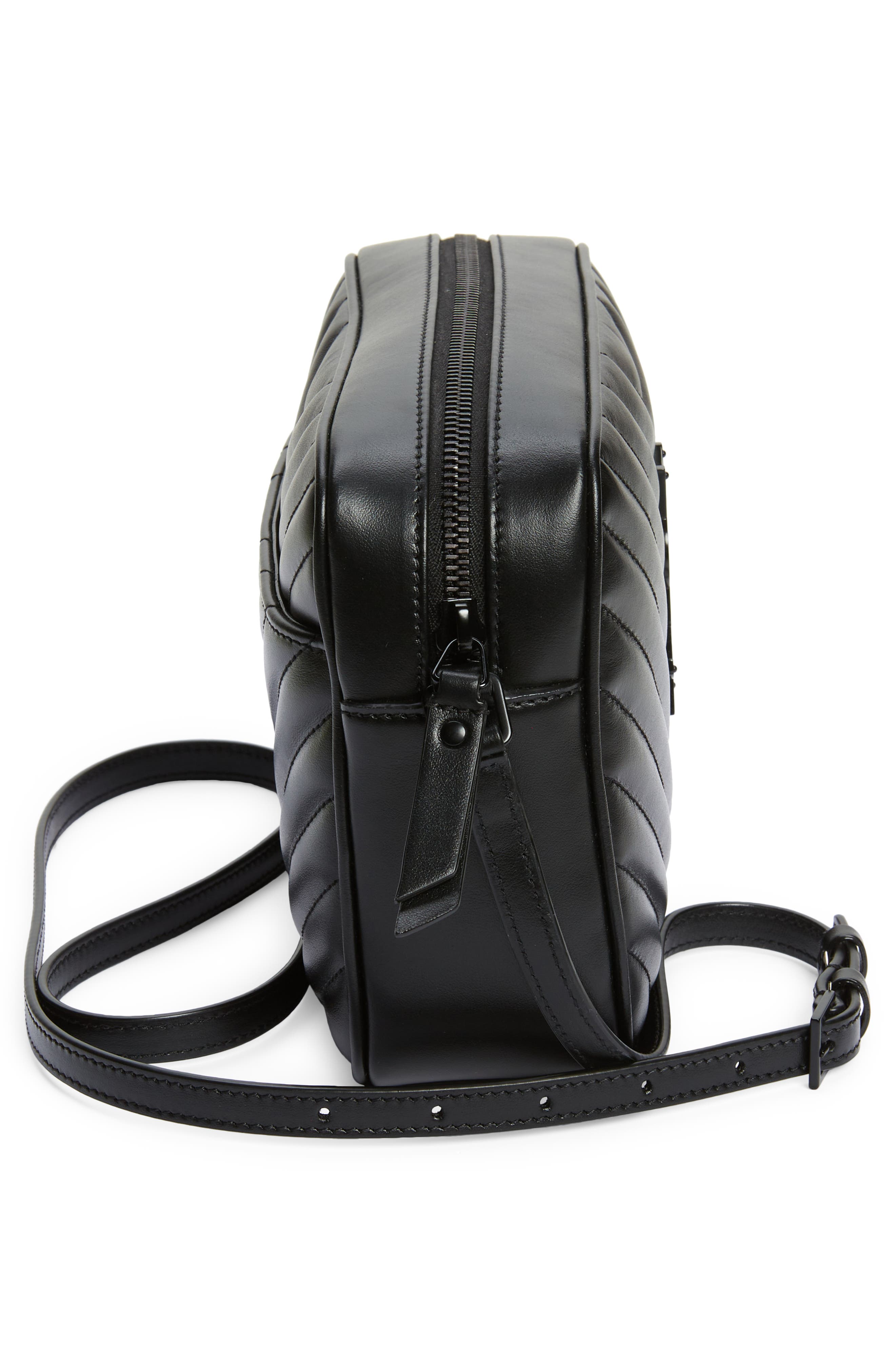 Saint Laurent Lou Matelassé Leather Camera Bag, Alternate, color, 