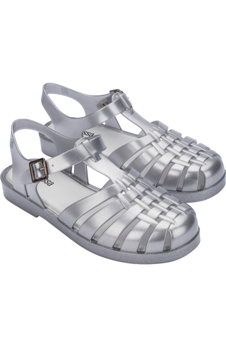 Melissa Possession Magic Fisherman Sandal, Main, color, Silver