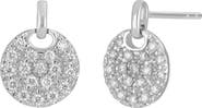 Carrière Jewelry Diamond Pavé Coin Drop Earrings - 0.26 ct.
