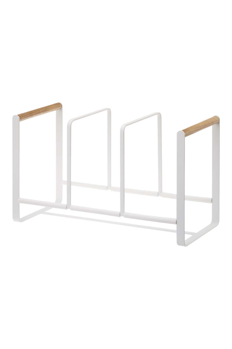 Vertical Plate Organizer, Main, color, WHITE