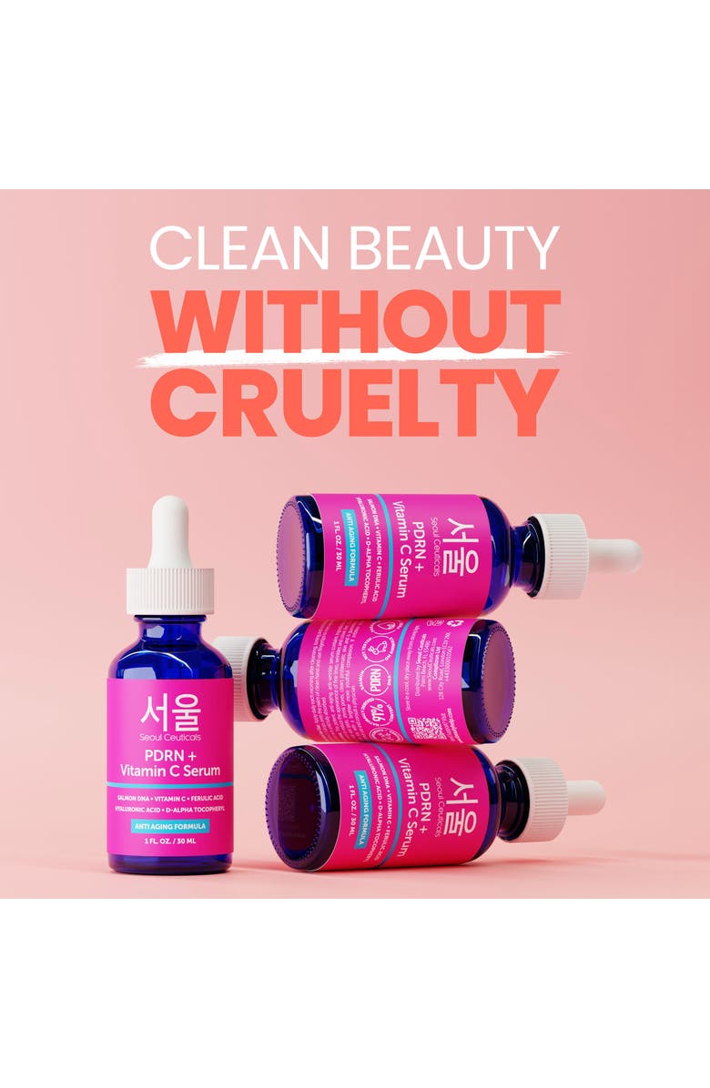 Seoul Ceuticals Korean Skin Care PDRN + Vitamin C Serum, Alternate, color, NO COLOR