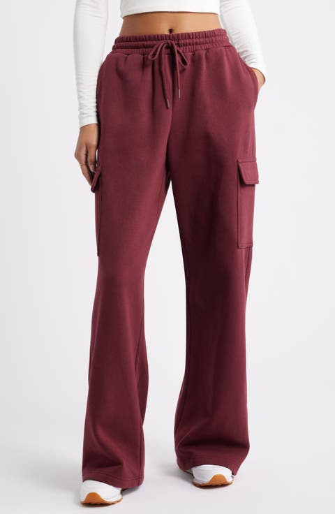 Baggy Wide Leg Cargo Sweatpants