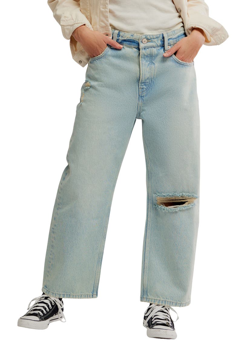 Deep Trance Low Rise Boyfriend Jeans, Main, color, BLEACHED OUT