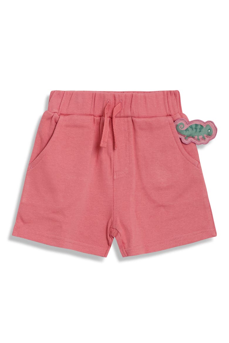 Tropical Postcard Print T-Shirt & Shorts Set, Alternate, color, KHAKI