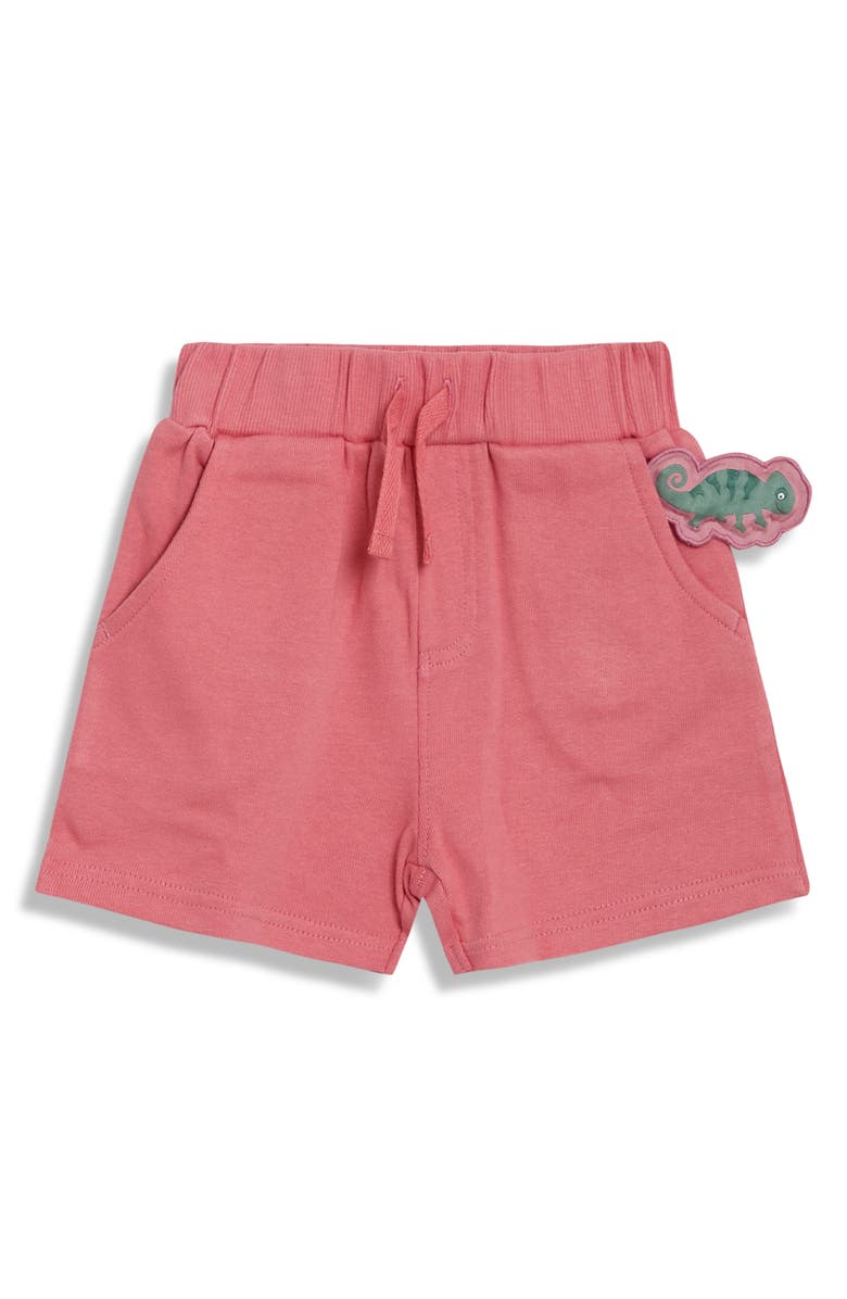 JOJO MAMAN BEBE Tropical Postcard Print T-Shirt & Shorts Set, Alternate, color, Khaki