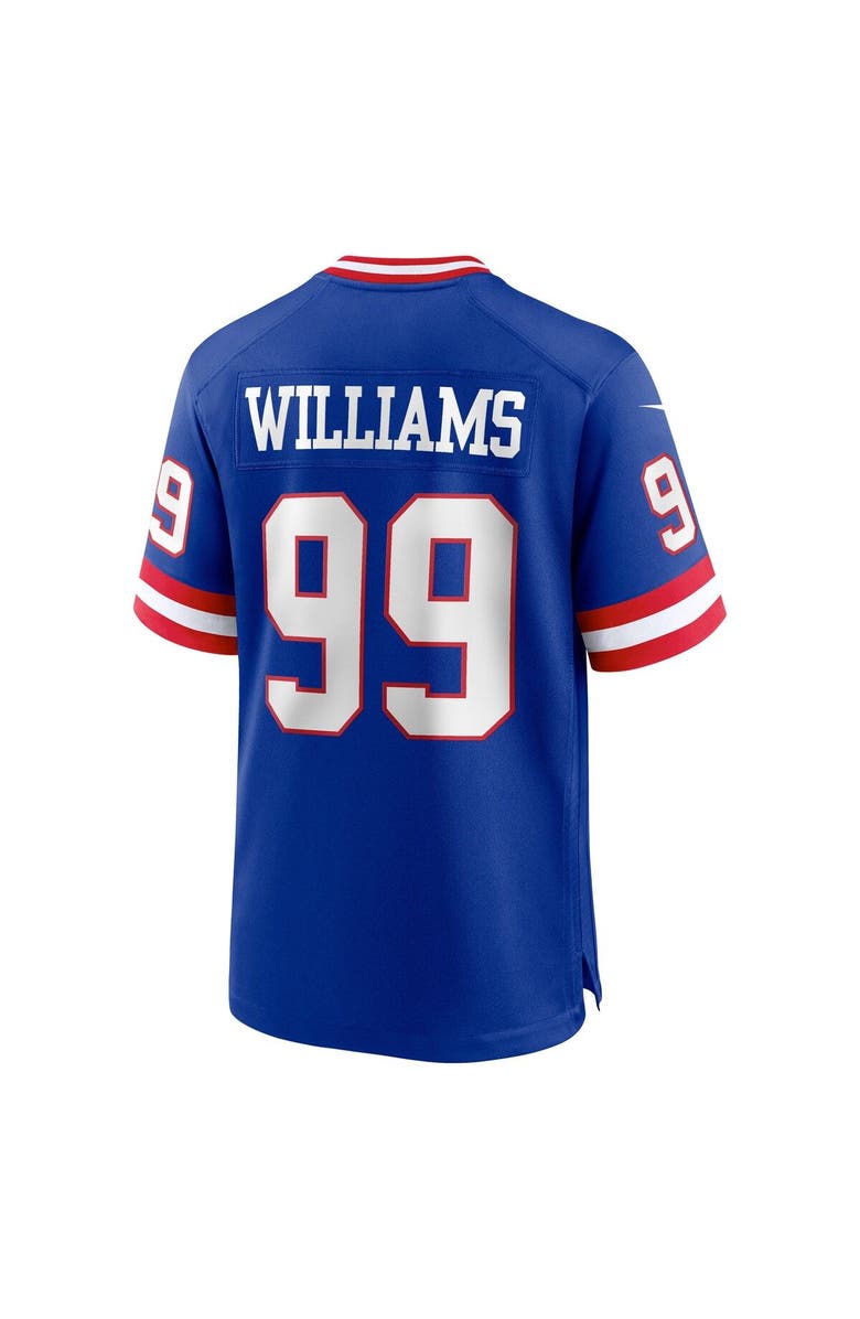 Nike Men's Nike Leonard Williams Royal New York Giants Classic Player Game Jersey, Alternate, color, 