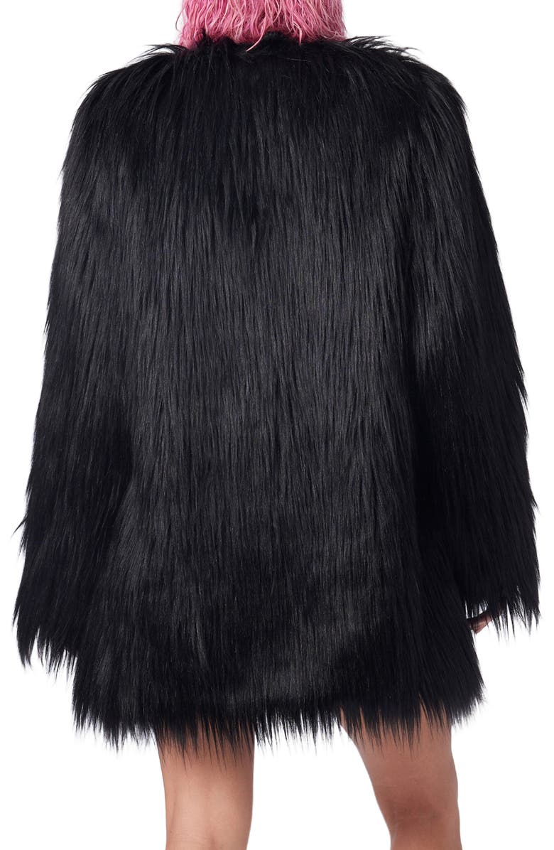 LITA by Ciara Faux Fur Coat, Alternate, color,