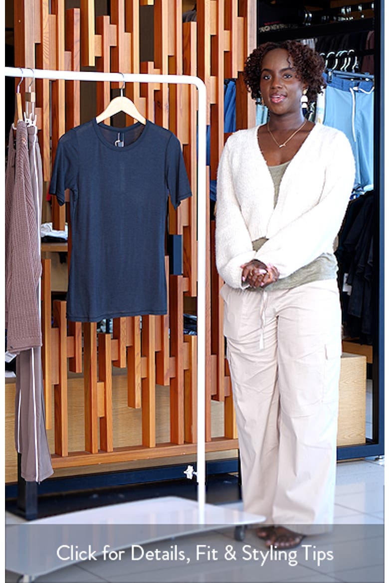 Sheer Modal Long T-Shirt video
