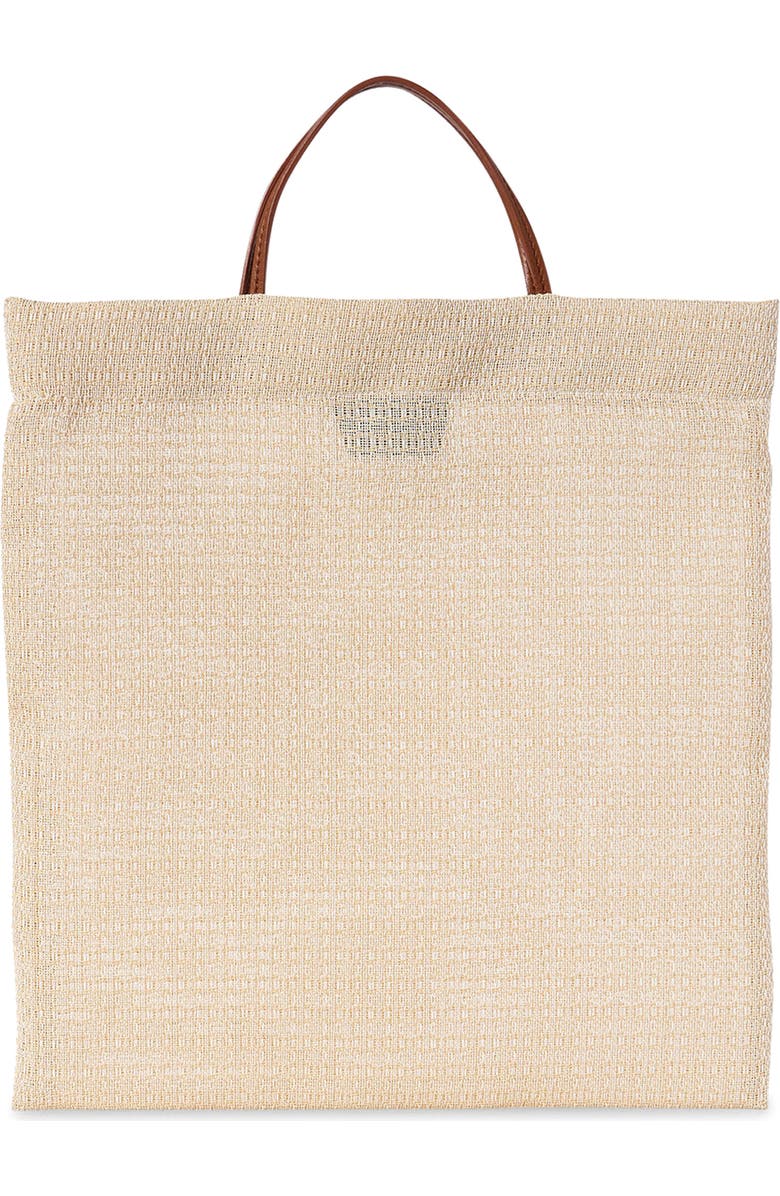 The Row Mini Barn Mesh Tote, Main, color, Ivory Ans