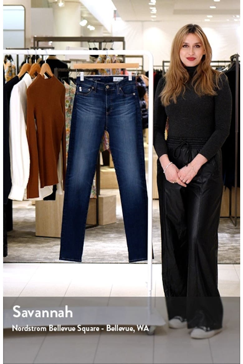 Mari Extended Slim Straight Leg Jeans video