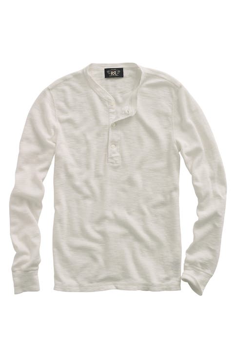 RRL Waffle Knit Cotton Henley