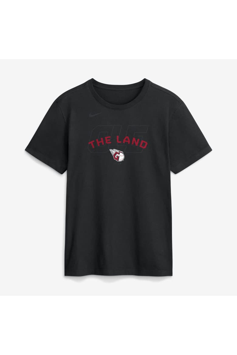 Men's Nike Black Cleveland Guardians Primetime Fashion T-Shirt, Alternate, color, Black